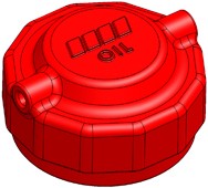 POWER-PRO PLASTIC CAP (RED)