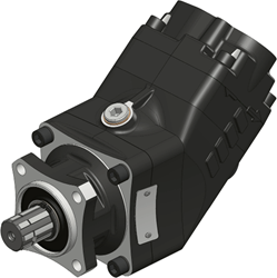 PLUNGER PUMP TWIN FLOW 53+53 LEFT ISO