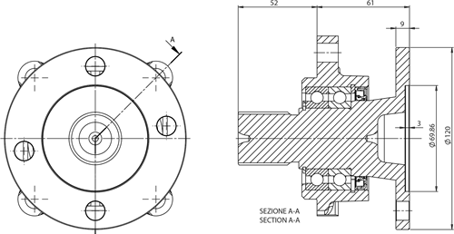 ADAPTER ISO - FLENS SPICER 1410-3