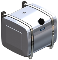 BRANDSTOFTANK ALUMINIUM 600 LTR 625*680*1560