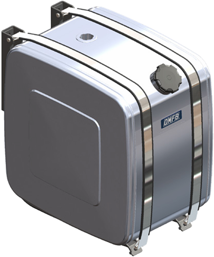 BRANDSTOFTANK ALUMINIUM 700 LTR 700×700×1550