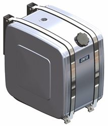 DIESELTANK ALUMINIUM 330 LTR 700×700×700