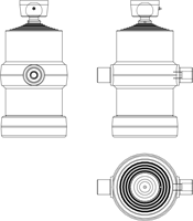 8-STAGE TELESCOPIC CYLINDER 11 TON STROKE 2060 WITH BALL JOINT