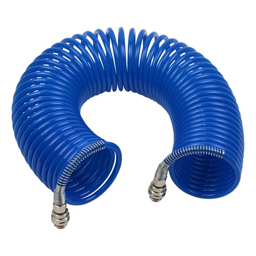 SPIRALSCHLAUCH PNEUMATIK 6X4 5 MTR. BLAUW