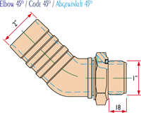 SUCTION FITTING 45° 1" X 50 MM (60-63)-3