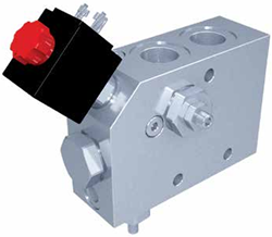 PRESSURE COMPENSATED PRIORITY FLOW REGULATOR VALVE HBS 3/4" 100-350 BAR