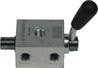 5 WAY 8 POSITIONS MANUAL DIVERTER VALVE 1/4" BSP