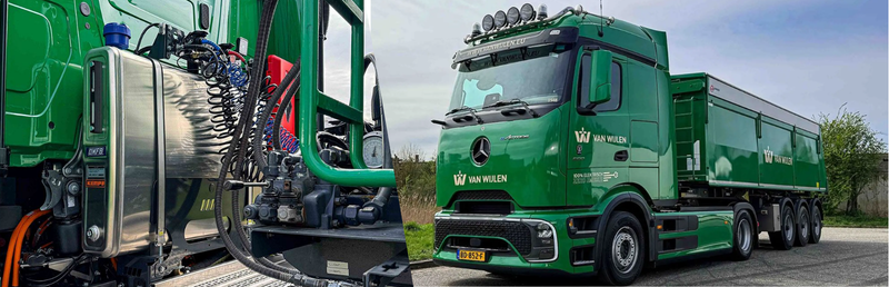 Hydrauliek op elektrische trucks