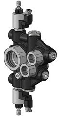 BYPASS VALVE 24V TWIN-FLOW 70+53