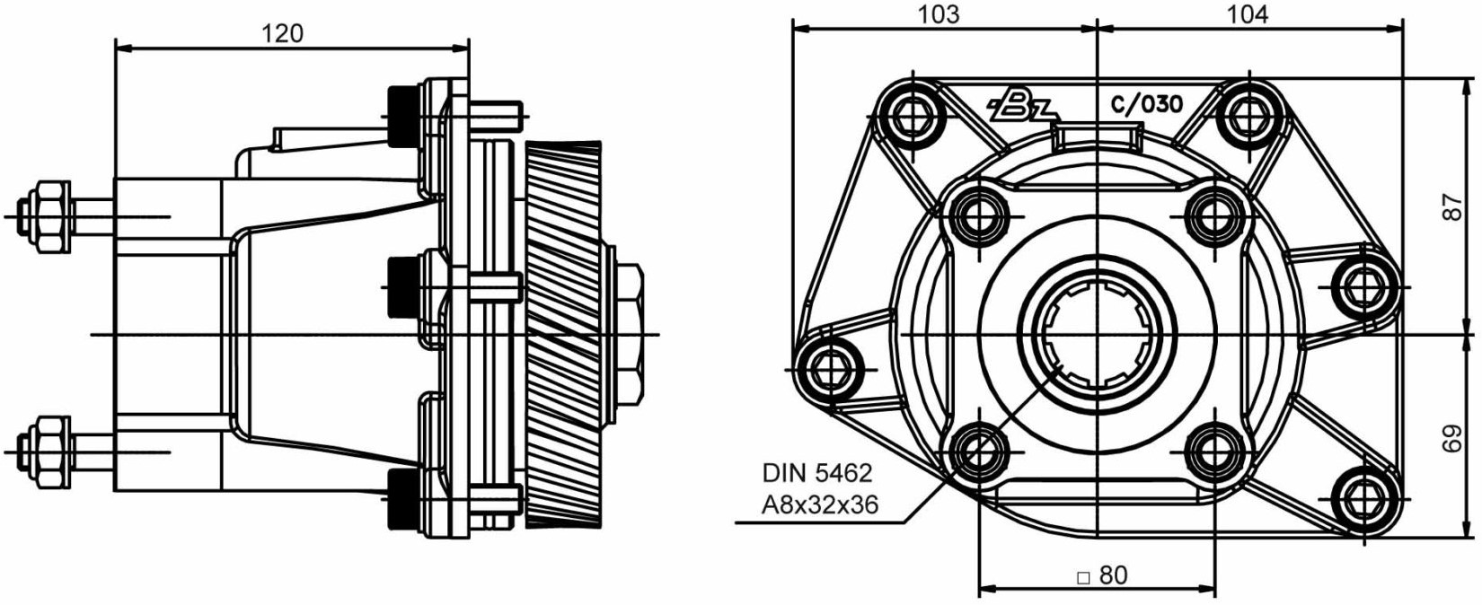 ENGINE PTO MAN D28