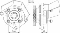 ENGINE PTO ED160 SCANIA V8 (DC16-21)-2