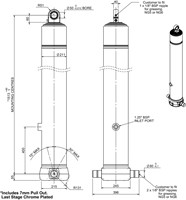 TELESKOPZYLINDER GLATTES AUGE CS18 5 STUFEN 46 TONNEN HUB 6233 + UNTERE HALTERUNGEN-2