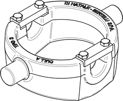 CARDAN RING FOR TELESCOPIC CYLINDER GALVANIZED (16 TON)