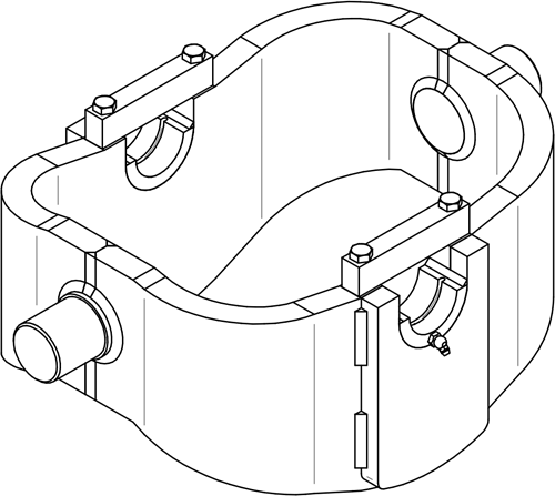 CARDANRING VOOR TELESCOOPCILINDER (25 TON)