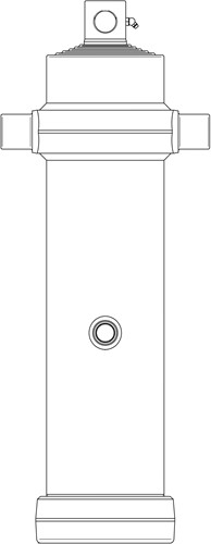 TELESCOOPCILINDER 6 TRAPS 13 TON SLAG 3585 MET GAT