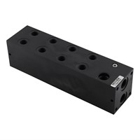 STEEL BASE PLATE NG6-4 MULTIPLE WITH DRILLING