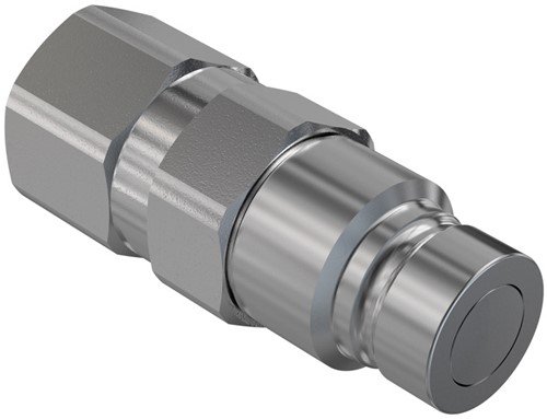SCHNELLKUPPLUNG FLACHDICHTEND STECKER BSPP 3/8" (ISO 16028 EDELSTAHL 316)