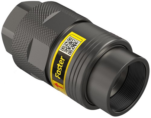 SCHROEFKOPPELING FHV24ET FEMALE SAE DRAADFLENS 1-1/2"