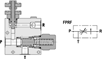 THREE WAY FLOW CONTROL VALVE 90/50 LTR 250 BAR-3