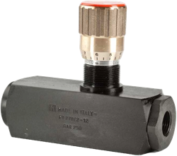 PRESSURE-COMPENSATED FLOW CONTROL VALVE 1/2" TOGNELLA