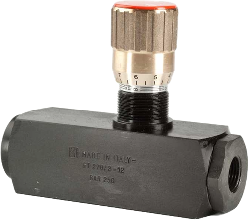 PRESSURE-COMPENSATED FLOW CONTROL VALVE 1/2" TOGNELLA