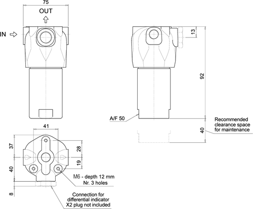 PERSFILTER RVS 3/8" NPT 3 µm MICROVEZEL 4 L/M-2