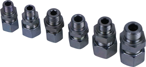 STRAIGHT MALE SCREW FITTING 12S PIPE SECTION - 1/2" MALE THREAD