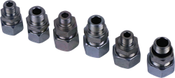 STRAIGHT MALE SCREW FITTING 16S PIPE SECTION - 7/8" UNF MALE THREAD