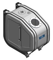HYDRAULIC TANK ALUMINIUM 100 LTR 578*639*376 SLT