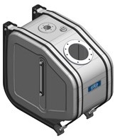 HYDRAULIC TANK ALUMINIUM 100 LTR 578×639×376 SLT