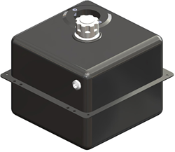 HYDRAULIC TANK STEEL 40 LTR 300*420*410 + FILTER FLANGE