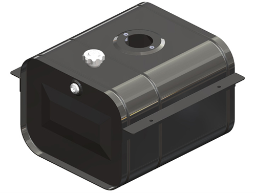 HYDRAULIKTANK STAHL 60 LTR + RÜCKLAUFFILTER ÖFFNUNG