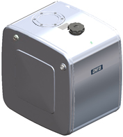 HYDRAULIEKTANK ALUMINIUM 250 LTR 700*700*550 Ø175 MM FILTER + 2" ZUIGAANSLUITING