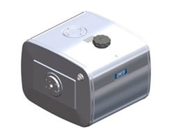 HYDRAULIC TANK ALUMINIUM 160 LTR 480*650*600 + MOUNT. PLATE OMFB VALVE
