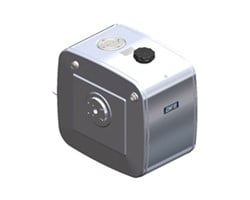 HYDRAULIC TANK ALUMINIUM 170 LTR 625*680*450 + MOUNTING PLATE FOR OMFB TIPPING VALVE