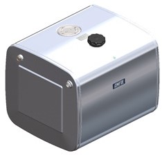 HYDRAULIEKTANK ALUMINIUM 300 LTR 625*680*800