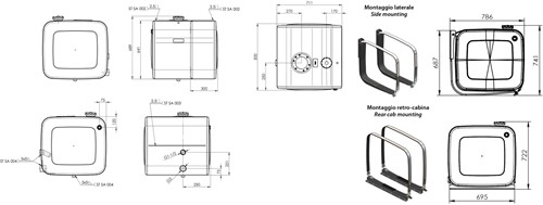 HYDRAULIC TANK ALUMINIUM 200 LTR 640×710×500 + 2" SUCTION ADAPTOR-3
