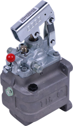 HANDPUMPE PMI 45 + ENTLASTUNGSVENTIL MIT 1 LTR ALUMINIUM TANK