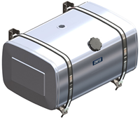 BRANDSTOFTANK ALUMINIUM 300 LITER 480*650*1000 