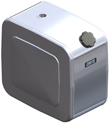 DIESELTANK ALUMINIUM 150 LITER 640×710×400