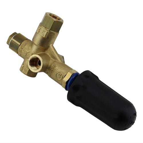 DRUKREGELAAR PULSAR 280 BAR - 40 L/M 3/8"BI MET KNOP