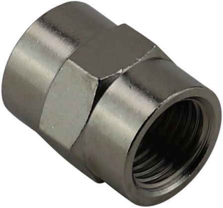 SOK 1/4" MESSING VERNIKKELD