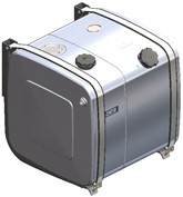 KOMBITANK ALUMINIUM 200+140 LTR 700×700×750