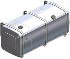 COMBITANK ALUMINIUM 580+200 LTR 700×700×1750
