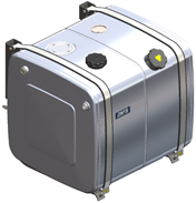 COMBITANK ALUMINIUM 150+150 LTR 700×700×700