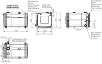COMBITANK ALUMINIUM 150+150 LTR 700×700×700-2