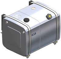 KOMBITANK ALUMINIUM 240+200 LTR 700×700×1000