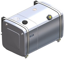 KOMBITANK ALUMINIUM 340+200 LTR 700*700*1200