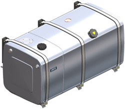 COMBITANK ALUMINIUM 480+200 LTR 700×700×1500