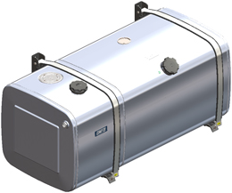COMBITANK ALUMINIUM 390+200 LTR 625*680*1550